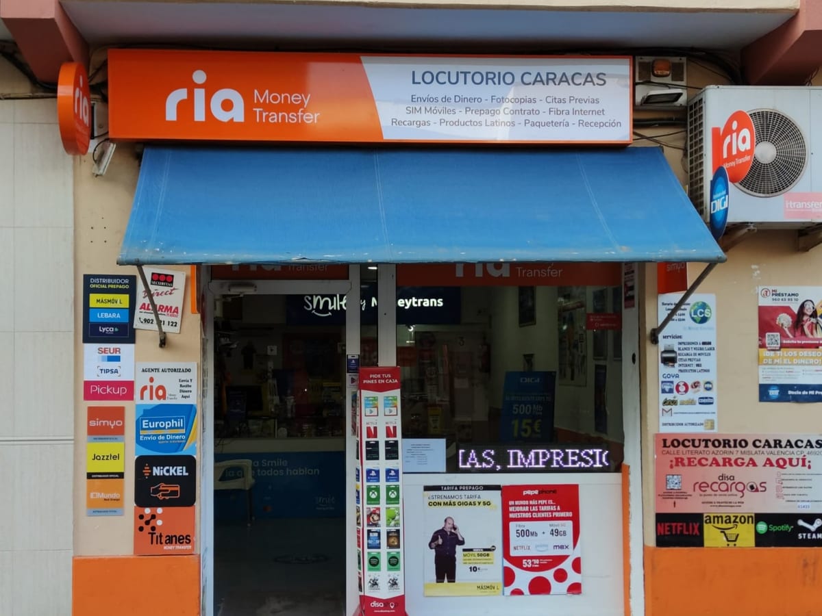 Locutorio CARACAS SERVICIOS Integrales — envíos & finanzas en Valencia