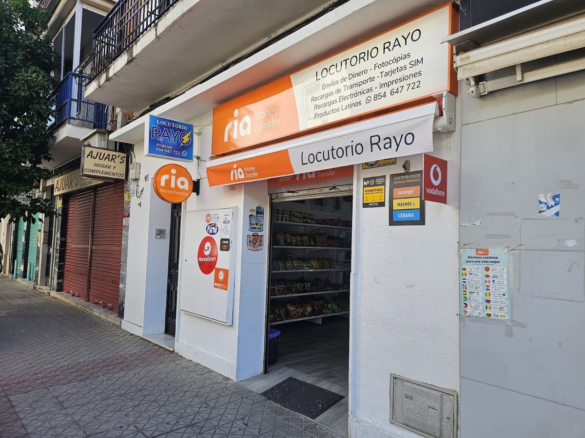 Locutorio Rayo — envíos & finanzas en Sevilla