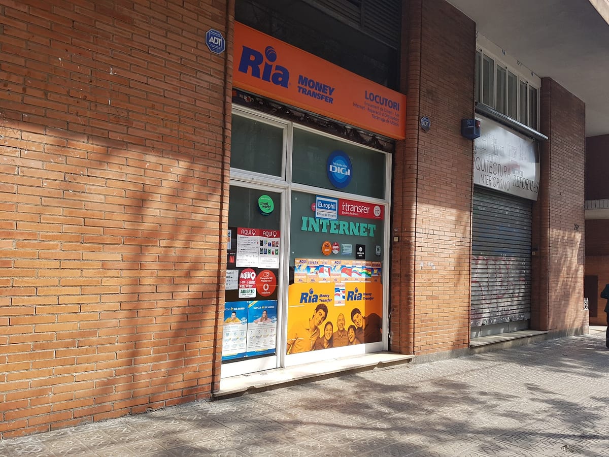 Ria Money Transfer Copias — envíos & finanzas en Barcelona