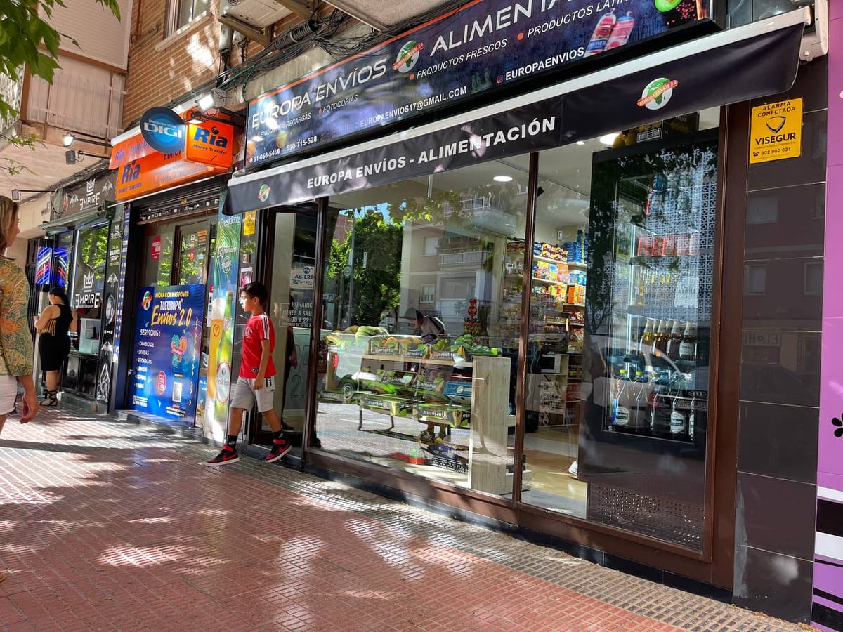 Tienda de Alimentación Latina Europa Envios 2.0 — envíos & finanzas en Madrid